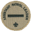 Assitant Patrol Leader patch